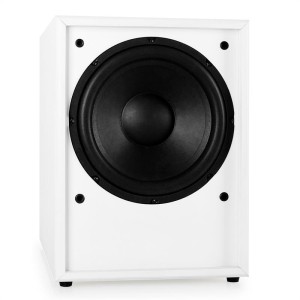 Aktívny subwoofer Auna Linie-300-SW-WH, AUX, biely