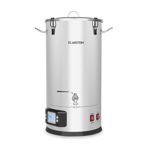 Klarstein Maischfest, sladový kotol, 5 dielov, 1500/3000 W, 35 l, LCD, ušľachtilá oceľ