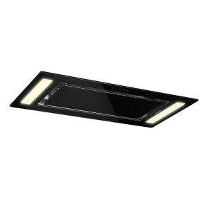 Klarstein Remy stropný digestor, digestor na zabudovanie, 90 cm EEK A 620 m?/h touch LED sklo