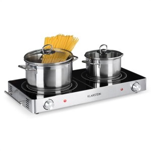 Varná doska Klarstein VariCook Duo, 3000 W, ušľachtilá oceľ, strieborná