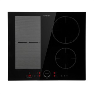 Klarstein Delicatessa 60 Hybrid, vstavaná indukčná varná doska, 4 zóny, 7000 W, čierna