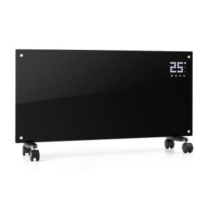 Klarstein Bornholm, konvektor, 2 stupne ohrevu, 1000/2000 W, LED displej, časovač, 40 m?, podstavec, čierny
