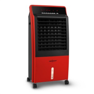 OneConcept CTR-1, ochladzovač vzduchu 4 v 1, prenosná klimatizácia, 65 W, diaľkové ovládanie, červený