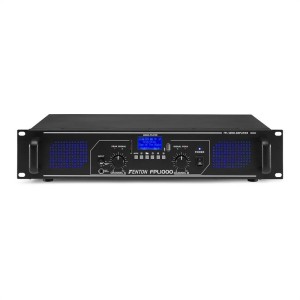 Fenton FPL1000, digitálny zosilňovač, 2 x 500 W, BT, prehrávač médií, USB port, SD slot