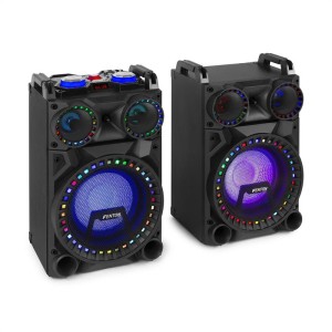Fenton VS10, sada aktívnych reproduktorov, 800 W, 10" subwoofer, BT, USB port, SD Slot, LED