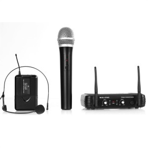 Malone UHF-250 Duo, bezdrôtový mikrofónový set, 2 kanály