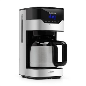 Klarstein Arabica 1.2, kávovar, 1.2 l,  EasyTouch Control, strieborný/čierny