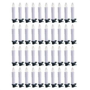 OneConcept Eternal Flame, 40 LED vianočných svetiel, 40, teplá biela, diaľkový ovládač