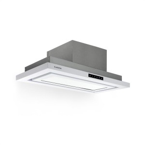 Klarstein Lumiera, odsávač pár, LED, 70 cm, energetická trieda A, 750 m?/h, 3 úrovne, biely