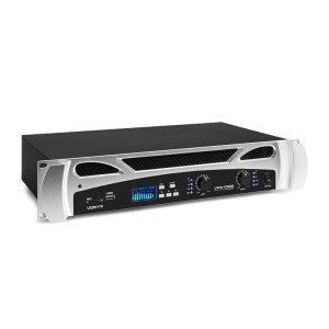 Vonyx VPA1000, PA-zosilňovač, 2 x 500 wattow, BT-funkcia, hudobný prehrávač, LED, USB, SD