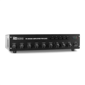 Power Dynamics PDV120Z, 120 W, 4 zóny, 6-kanálový PA zosilň.