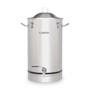 Klarstein Maischfest, fermentačný kotol, 30 litrov, kvasná rúrka, nerezová oceľ 304