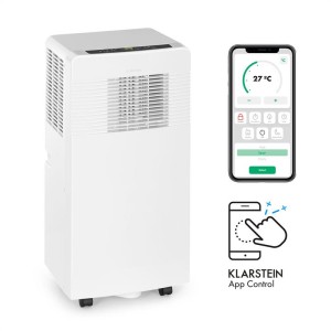 Klarstein Iceblock Ecosmart 7, klimatizácia, 3 v 1, 7000 BTU, ovládanie cez aplikáciu, biela