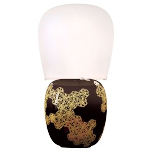 Hive – klasyczna ceramiczna lampa stołowa, czarna