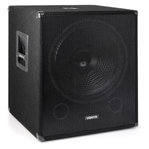 Skytec SMWBA18, 1000 W max., aktívny PA subwoofer, 46 cm (18"), bi-amp