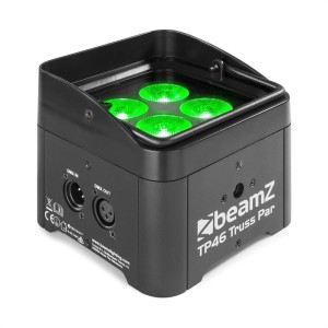 Beamz TP 46 Truss Par, uplight reflektor, 4 x 4 W 4 v 1 LED dióda, RGB-UV, 9 DMX kanálov
