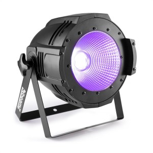 Beamz Professional COB100UV PAR, UV LED, 100 W, DMX alebo samostatná prevádzka, čierny
