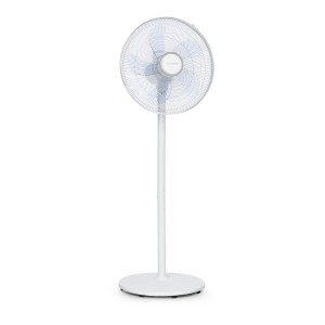 Klarstein Windflower, stojanový ventilátor, 5 lopatiek (15"/38,5 cm), 50 W, biely