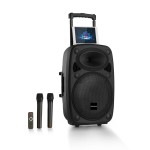 Auna Pro Streetstar 15 mobilné PA-zariadenie 15" subwoofer trolley BT USB/SD/MP3 AUX