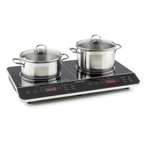 Klarstein VariCook Slim, dvojitá varná doska, 3500 W, časovač, 240 °C, dotyková