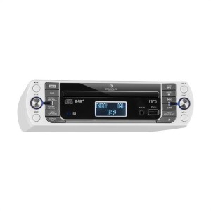 Auna KR-400 CD kuchynské rádio, DAB+/PLL FM rádio, CD/Mp3 prehrávač, biele