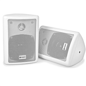 Skytec pár 2-pásmových stereo reproduktorov, biele, 75 W max., vrátane montážneho materiálu