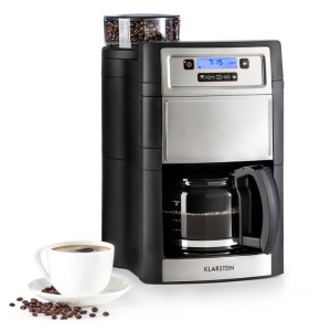 Klarstein Aromatica II, kávovar, integrovaný mlynček, 1.25 l, strieborný