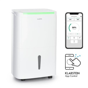 Klarstein DryFy Connect 50, odvlhčovač vzduchu, WiFi, kompresia, 50l/d, 45-55m?, biely