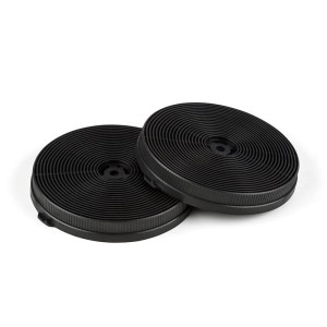 Klarstein Filtre s aktívnym uhlím do digestorov, náhradný diel, 2 filtre, recirkulačný režim, ? 11.5 cm