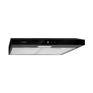 Klarstein Contempo Neo, podskrinkový digestor, 60 cm, 175 m?/h, ušľachtilá oceľ, akryl, čierny