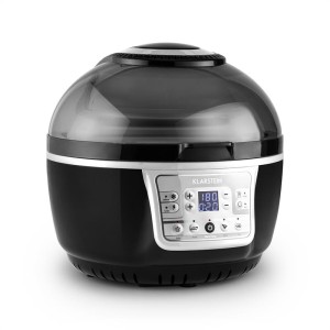 Klarstein VitAir Turbo, 1400 W, 9 l, teplovzdušná fritéza, grilovanie, pečenie, sivo-čierna