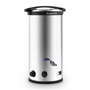 Klarstein Beerfest, kotlík na slad, 2500 W, 30 l, zariadenie na varenie piva, ušľachtilá oceľ s dvojitou stenou