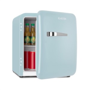 Klarstein Audrey Mini, retro chladnička, 48 l, 2 úrovne, A+, modrá