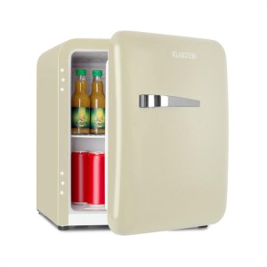 Klarstein Audrey, mini retro chladnička, 48 l, 2 úrovne, A+, krémová