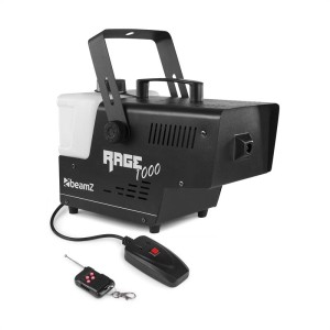 Beamz Rage 1000, dymostroj, 1000 W, 125 m?/min., 2 l, diaľkový ovládač