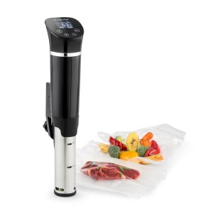 Klarstein Quickstick Flex, Sous-Vide varič, 1300 W, 3D cirkulácia, IPX7, časovač, 0 - 95 °C, čierny