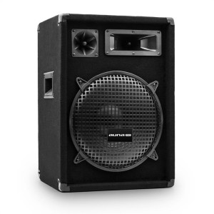 Auna Pro PW-1222 MKII, pasívny PA reproduktor, 12" subwoofer, 300 W RMS/600 W max.