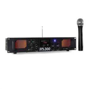Skytec SPL 300VHF, 300 W, zosilňovač, USB, SD, MP3