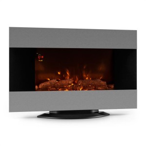 Klarstein Basel, elektrický krb, ohrievač vzduchu, 2000 W, LED, diaľkový ovládač