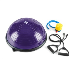 Capital Sports Balanci Pro Balance, balančná pologuľa,?58cm PVC/PP, expander, fialová