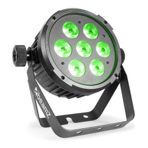 Beamz BT270 LED Flat Par, LED reflektor, 7 x 6 W 4 v 1 LED diód s RGBW, diaľkový ovládač