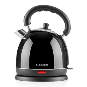 Klarstein Teatime, čierny, 1,8 l, 1850 W, varič vody, čajník, ušľachtilá oceľ