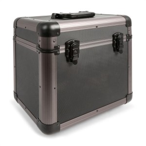 Power Dynamics PRC100 12" Titanium kufrík na gramofónové platneVinyl Case 100 platní