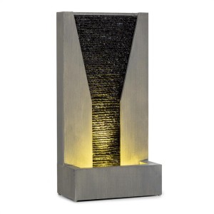 Blumfeldt Riverrun, záhradná fontána, vnútorné/vonkajšie prostredie, 12 W čerpadlo, LED, 10 m kábel, pozinkovaná