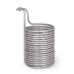 Klarstein Chiller 12, ponorný chladič, sladový chladič, ? 21.5 cm, 18 závitov špirály, nerezová oceľ 304