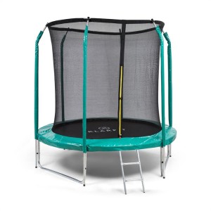 KLARFIT Jumpstarter, trampolína, 2,5 m ?, sieť, 120 kg max., tmavozelená