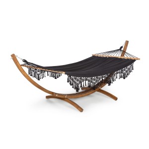 Blumfeldt Bali Swing, hojdacia sieť, smrekovec, 160 kg max., 320 g/m?, čierna