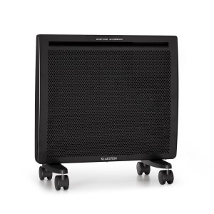 Klarstein Hot Spot Slimcurve Double Wave, ohrievač, 1000 W, týždenný časovač, čierny
