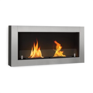 Klarstein Phantasma Modern, etanolový krb, 3-hodinové horenie, strieborný