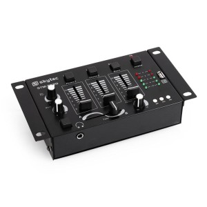 3/2–kanálový DJ mixážny pult Skytec STM-3020, MP3, USB vstup